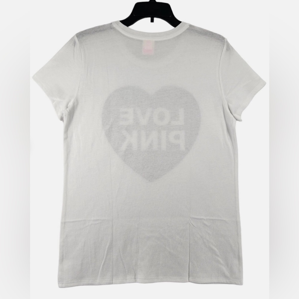 NWT VS PINK Originals Short Sleeve Campus Tee - Picture 2 of 7